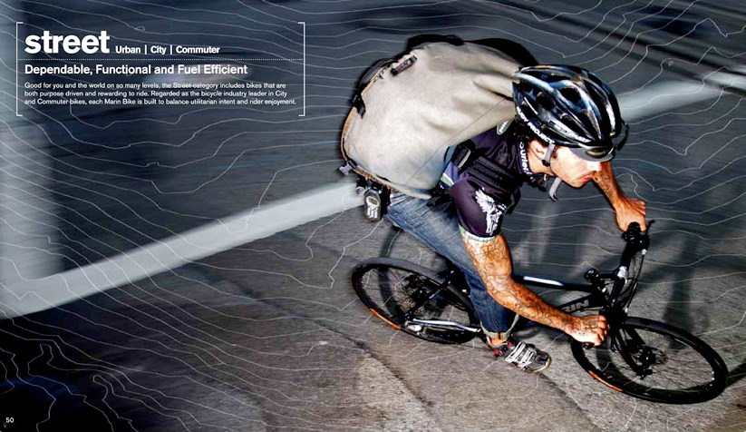 Marin Bikes catalog spread
